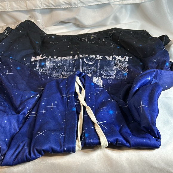 Jack Skelton Zip Up Hoodie. Size L. Polyester/Cotton. Black/Purple . NWT - Picture 5 of 12